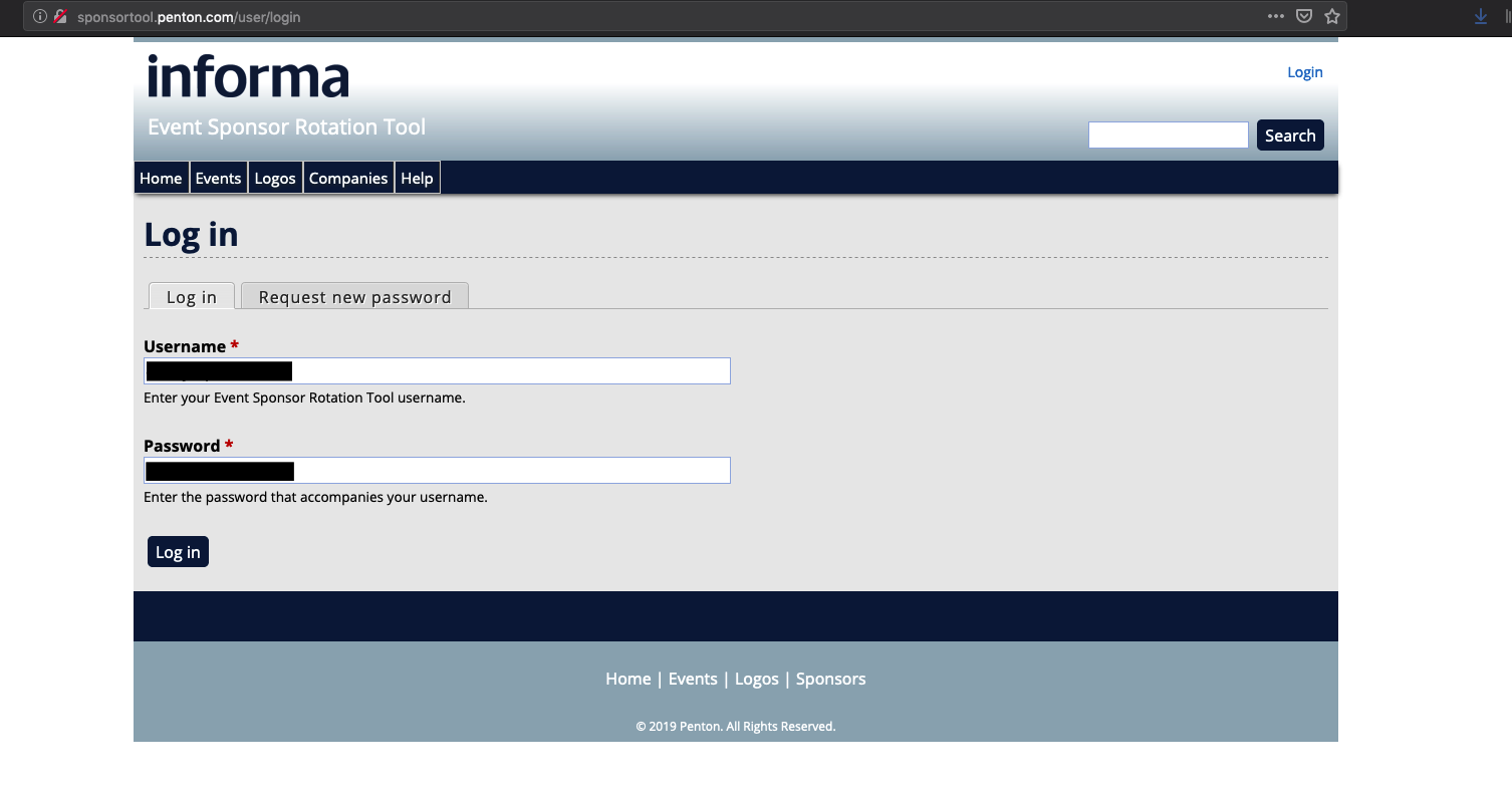 Login Page