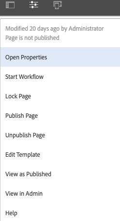 Page Options